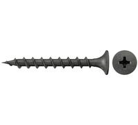 Fischer Vis à montage rapide 3,5 x 45 - Tête de trompette phosphatée - Filetage grossier - cruciforme PH