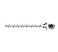 fischer Vis pour panneaux d'aggloméré FSPII 4,0 x 30 à tête fraisée galvanisée bleue, filetage complet, cruciforme PZ