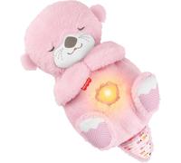 Fisher-Price Baby Toy Soothe ‘n Snuggle Otter, Pink Plush Portable Sound Machine