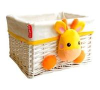 Fisher-Price boîte de rangement girafe 15 litres blanc / jaune Blanc G