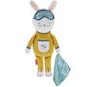 Fisher-Price Lapinou Compagnon Dodo, Peluche Musicale avec Veilleuse Intégrée pour Entraîner Petits à s’Endormir Seuls, Bébé dès 18 Mois, Multicolore, Tu, 1 Unité