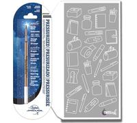 Fisher Space Recharge stylo à encre noire 1,2,3 recharges fines, moyennes ou larges, recharges pressurisées écrit sous l'eau, sur papier humide, graisse et face vers le bas (1, large)