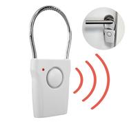 FISHTEC Alarme poignée de porte - Détecteur de vibration tactile avec sirène 115 dB - Sécurité antivol