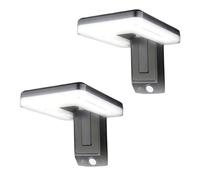 Appliques solaires pliables lot de 2 FISHTEC Éclairage mural 32 LED blanc froid détecteur mouvement extérieur jardin