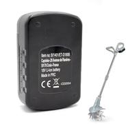 FISHTEC Batterie Lithium-ION 18V de Rechange pour Motobineuse sans Fil - Accumulateur 1,3 Ah Compatible Uniquement avec la motobineuse FISHTEC - Temps de Charge Rapide de 4 Heures