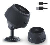 Micro Caméra Espion FISHTEC Surveillance avec Détection de Mouvement - Support SD + Câble Inclus Noir G