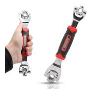 FISHTEC ouille Multifonction 48 en 1 avec tête rotative 360° - Multi-Douille : 6 Points, 12 Torx, Boulons Endommagés