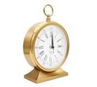 Fishtec Horloge gousset à poser – Radio‑pilotée, silencieuse, cadran 19 cm, vitre en verre