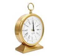 Fishtec Horloge gousset à poser – Radio‑pilotée, silencieuse, cadran 19 cm, vitre en verre