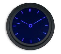 Horloge murale digitale led 35,5 cm - éclairage bleu moderne et silencieux