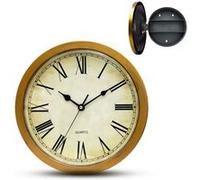 Horloge secret box copper, rétro, ø 25 cm, compartiment secret