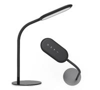 Fishtec lampe de bureau led tactile - réglable 3 modes lumière (naturelle,