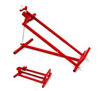 FISHTEC Lève-Tondeuse Télescopique jusqu'à 400 kg | Levage sécurisé sans effort par vis sans fin, pour entretien tracteur tondeuse et quad, pliable compact, métal robuste