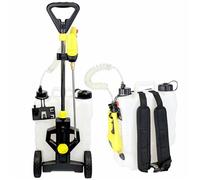 Pulvérisateur Électrique 16 L FISHTEC Sur Roulettes et dos Batterie Rechargeable Lance 40 cm Jardin Toiture