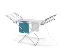 Fishtec - Étendoir à Linge Electrique Pliable en Aluminium Sèche Serviette Salle de Bain Chauffant 18 Barres 230 W 145CM Argent Séchage Rapide et Sécurisé (avec minuteur)