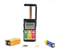 FISHTEC Testeur de piles universel Easy Reading - Vérificateur de batterie LCD pour AA AAA 9V et piles bouton
