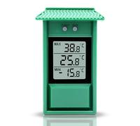 Thermomètre cabane digital - lcd - min max - jardin, terrasse ou véranda