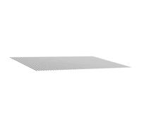 Fisinber Tissu d'auvent - 400 x 350 cm - Anthracite et blanc - Toile de | Protection solaire résistante en polyester 240 g/m² avec couche en polyuréthane pour terrasse et balcon. Cache-sommier inclus
