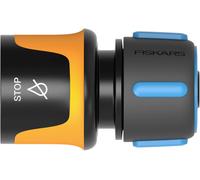 Fiskars 1027079 Raccord de tuyau 13 mm (1/2) - 15 mm (5/8) avec système aquastop