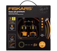 Fiskars 1027101 Premium-Set Tuyau d'arrosage 15 m 1 pc(s) noir, orange