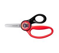 Fiskars 1064075 Ciseaux À Bouts Ronds Ciseaux Pour Loisirs Créatifs Découpe Droite Noir, Rouge Et Acier Inoxydable