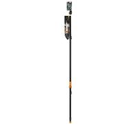 Fiskars 115562 Coupe-branches télescopique multifonctions avec adaptateur pour scie, Longueur 240-410 cm