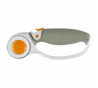 Fiskars Cutter rotatif à Poignée Softgrip, Revêtement en titane, Ø 60 mm, Pour droitiers et gauchers, Orange/Blanc/Gris, 1004753