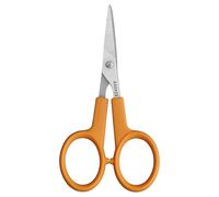 Fiskars 98087097J Ciseaux courbés pour travaux manuels, 10,2 cm, acier et orange