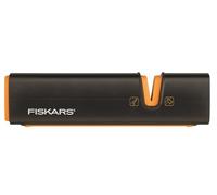 Fiskars Aiguiseur haches et couteaux Xsharp, pierre céramique, boîtier en fibre de verre Noir/Orange
