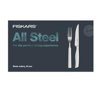 Fiskars All Steel Set de couverts à steak 24 pcs FISKARS 1027505