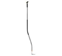 Fiskars Binette, Ergonomic, Longueur : 155 cm, Largeur : 18,5 cm | Tête en Acier au Bore Trempé/Manche en Aluminium, Noir/Gris, 1076979