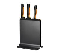 Fiskars Bloc à couteaux en plastique avec 3 couteaux Functional Form 4 Pièces