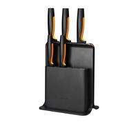 Fiskars Bloc à couteaux en plastique avec 5 couteaux Functional Form 6 Pièces
