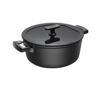 Fiskars Casserole avec couvercle Hard Face Ceratec Superior 5 L Ø26 cm antiadhésive