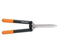 Fiskars Cisaille à haies HS52 PowerLever - double levier, revêtement antiadhésif, 58,5 cm