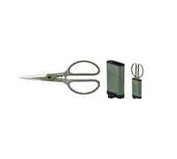 Fiskars Cisailles à Plantes avec Étui, Urban Plant Care | Longueur Totale 18,8 cm, Acier Inoxydable/Plastique, Vert Foncé/Noir, 1075316
