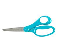 Fiskars Ciseaux d'écolier 18 cm pour enfants dès 12 ans droitier lames inox Turquoise 1067855