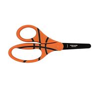 Fiskars Ciseaux enfant Basketball – 13 cm, +6 ans, ambidextres, lames inox, orange