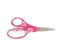 Fiskars Ciseaux Enfants "Softgrip" 15 Cm Coloris Rose À Fleur