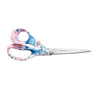 Fiskars Ciseaux FXI 21 cm, Satumetsä Pink, Fabriqués en Finlande, Lames en Acier Inoxydable Affûtées avec Précision HRC 57, Manche Ergonomique avec Motif Forêt Enchantée, Rose, 1083919