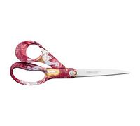 Fiskars Ciseaux Polyvalents au Design Moomins, Droitier, Longueur : 21 cm | Lames en Acier Inoxydable, Festive Moments, 1080088