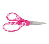 Fiskars Ciseaux pour enfants Softgrip 15 cm – inox, pour droitiers et gauchers, dès 8 ans, rose