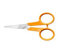 Fiskars Classic Ciseaux de Broderie, Lames Incurvées | Pour Droitier et Gaucher, Longueur Totale : 10 cm, Poignée Ergonomique Améliorée, Orange, 1075059