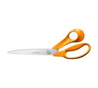 Fiskars Classic Grand Ciseaux de Bricolage Universel, Pour Droitier, Longueur Totale : 25 cm, Vis Torx Améliorée et Poignée Plus Ergonomique, Acier de Qualité/Plastique, Orange, 1075050