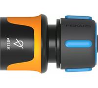 Fiskars 1027079 Raccord de tuyau 13 mm (1/2) - 15 mm (5/8) avec système aquastop
