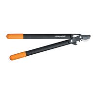 Fiskars Coupe-branches PowerGear L74 M – Ø 38 mm – 55 cm – ergonomique et léger – noir/orange