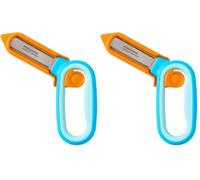 Fiskars Coupe-Carton pour Enfants, Coupe-Carton Sûr pour le Bricolage (Lot de 2)