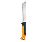 Fiskars Couteau de Récolte, Pour Tiges épaisses, Longueur de lame : 15 cm, Acier inoxydable/plastique, Noir/Orange, X-series, K82, 1062830