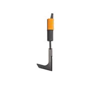 Fiskars Couteau grattoir pour Terrasse, désherbage entre les Dalles/Pavés, Tête D'outil Quikfit, Longueur: 25 cm, Lame en Acier, Noir/Orange, Quikfit, 1000687