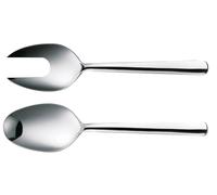 Fiskars Couverts à Salade, 2 Pièces, Functional Form | Cuillère à salade et Fourchette à Salade, Acier Inoxydable 18/10, Argent/Poli, 1002948